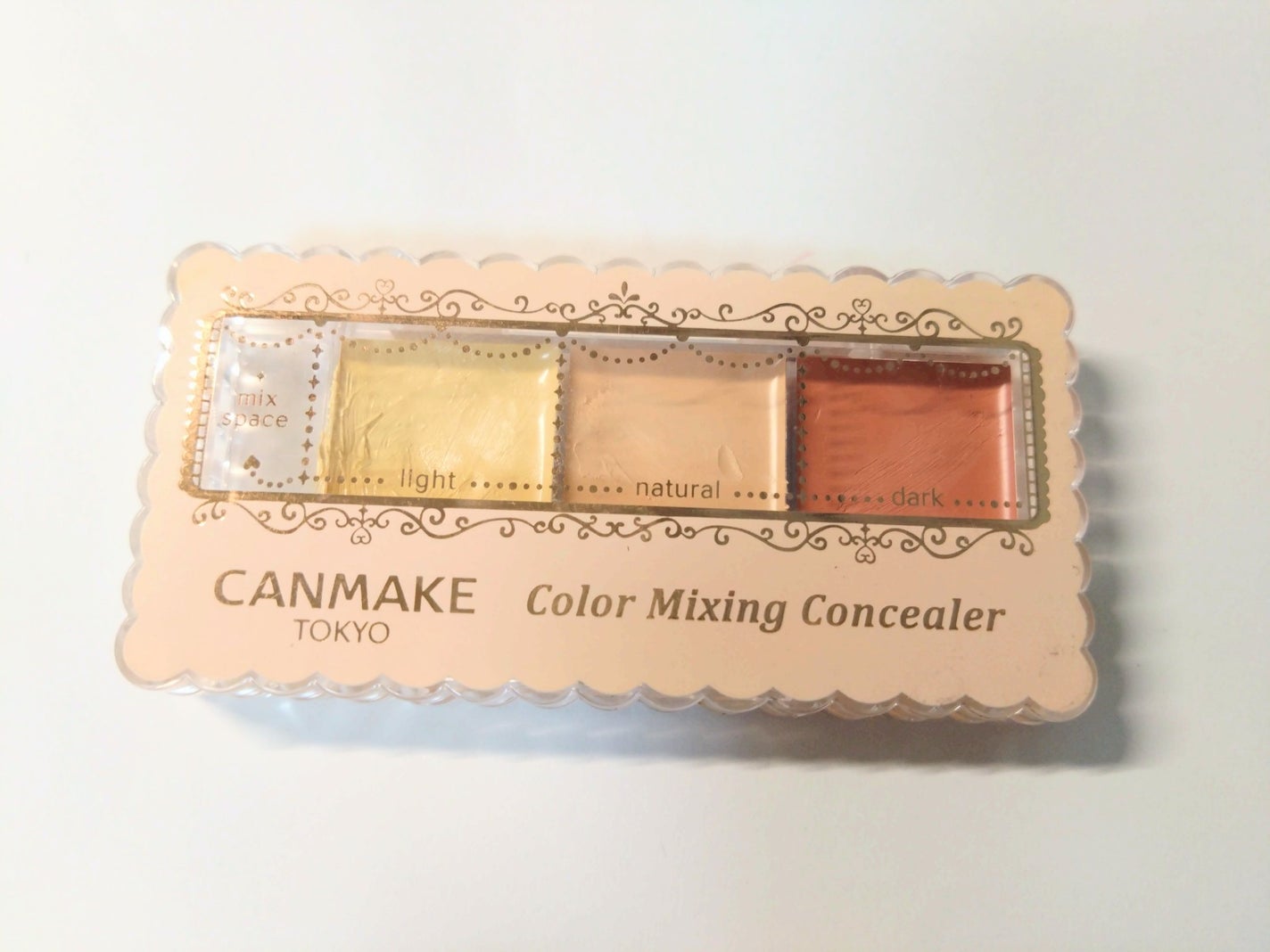 カラーミキシングコンシーラー/キャンメイク/パレットコンシーラーを使ったクチコミ(1枚目)