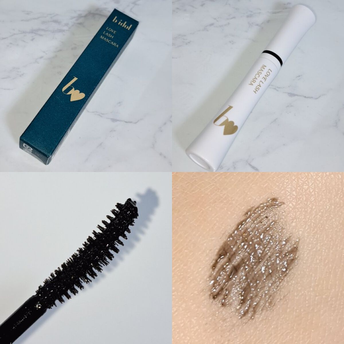 愛ラッシュマスカラR 03 アイドルクリアブラック【新】/b idol/マスカラを使ったクチコミ（2枚目）