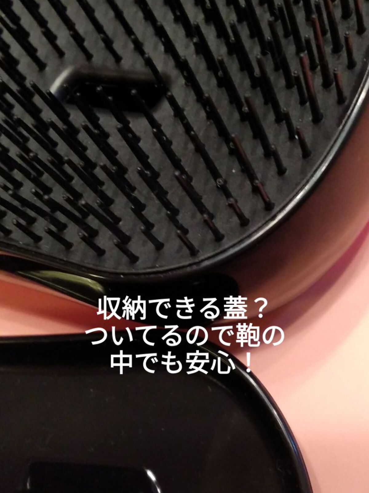コンパクトスタイラー ピンクバブリシャス/TANGLE TEEZER/ヘアブラシを使ったクチコミ（3枚目）