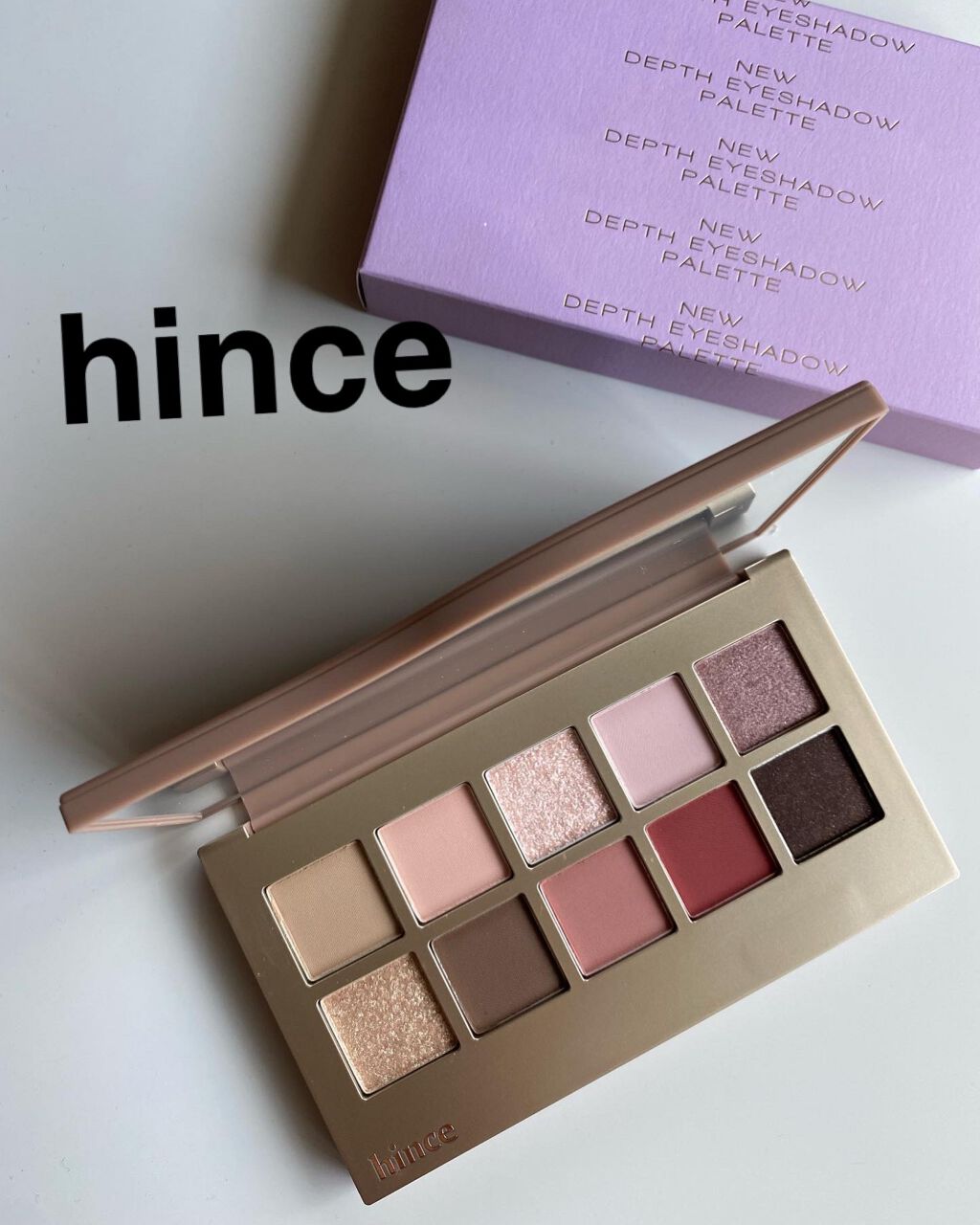 ニューデップスアイシャドウパレット/hince/アイシャドウパレットを使ったクチコミ(1枚目)