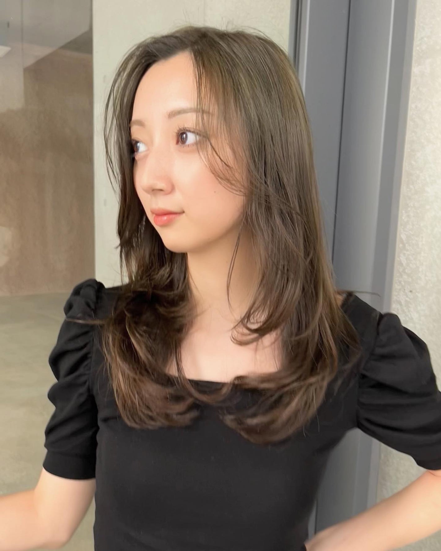 HARUNA on LIPS 「.風になびく素敵なレイヤーたっぷりカット✨✨✨✨..#レイヤー..」(1枚目)