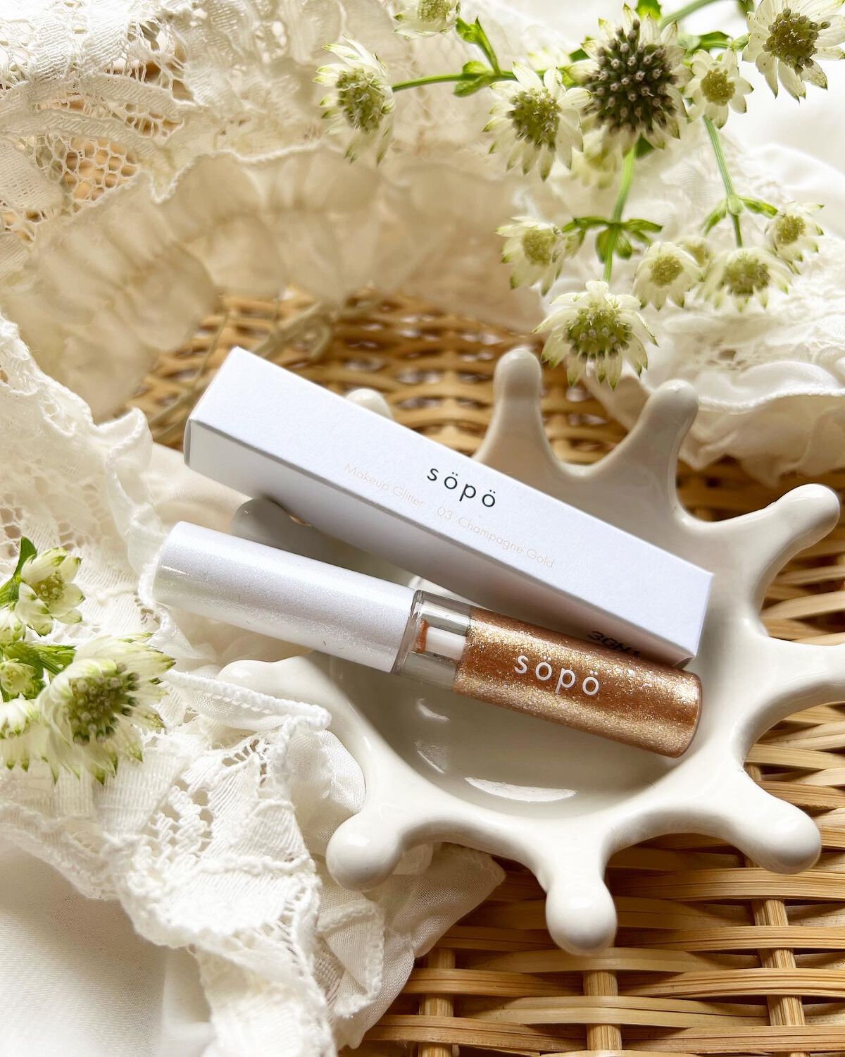 メイクアップグリッター/sopo/グリッターを使ったクチコミ(2枚目)