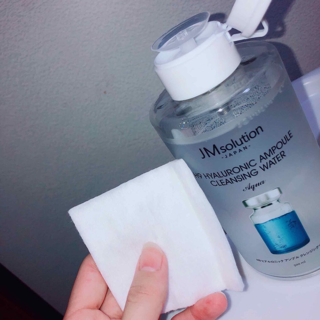 JMsolution ヒアルロニック アンプルクレンジングウォーターのクチコミ「こんばんは！

Shizumotoです🥰

今日はコスパ最強すぎて滅茶苦茶優れ物のメイク落とし.....」（2枚目）