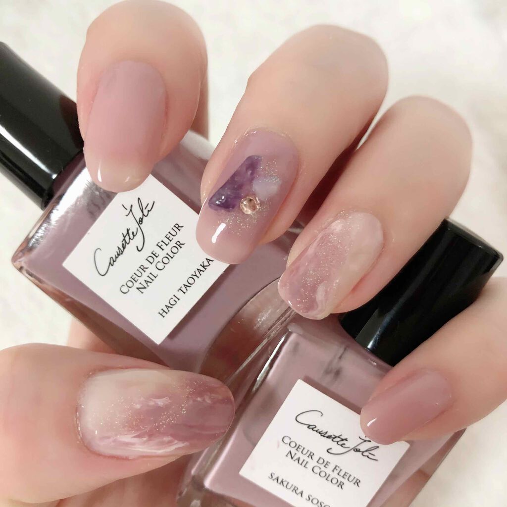 Coeur de Fleur Nail Color HAGI TAOYAKA 【はぎたおやか】/Causette.Joli/マニキュアを使ったクチコミ（1枚目）