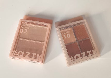 4色アイシャドウパレット/aZTK/アイシャドウパレットを使ったクチコミ(2枚目)