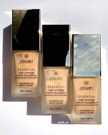 Jouer Cosmetics
『Essential High Coverage Crème Foundation
』

フルカバレッジのリキッドファンデーションです

私が持っている海外ファンデの中で