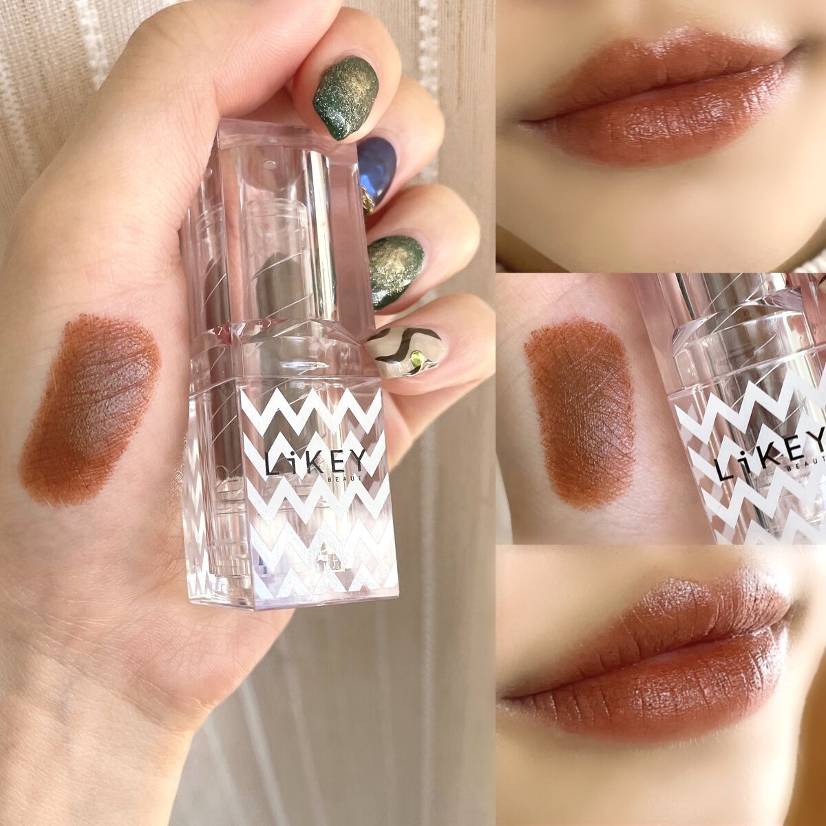 スムースフィットリップスティック/LiKEY BEAUTY/口紅を使ったクチコミ（3枚目）