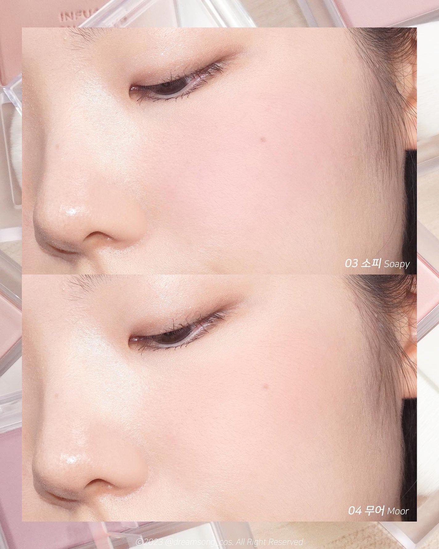 マイフェイブ インフュージング ブラッシュ/HOLIKA HOLIKA/パウダーチークを使ったクチコミ(7枚目)