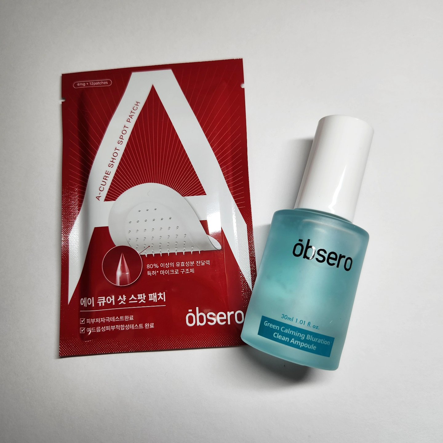 グリーンカーミングブルーレーションクリーンアンプル/obsero/美容液を使ったクチコミ（1枚目）