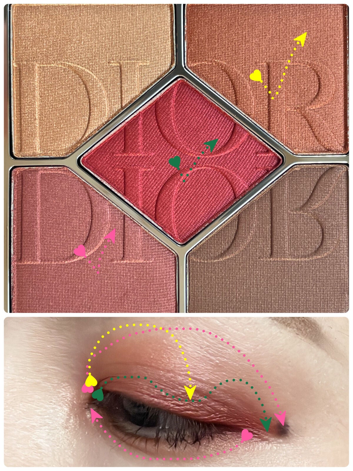 【旧】サンク クルール クチュール/Dior/アイシャドウパレットを使ったクチコミ(3枚目)