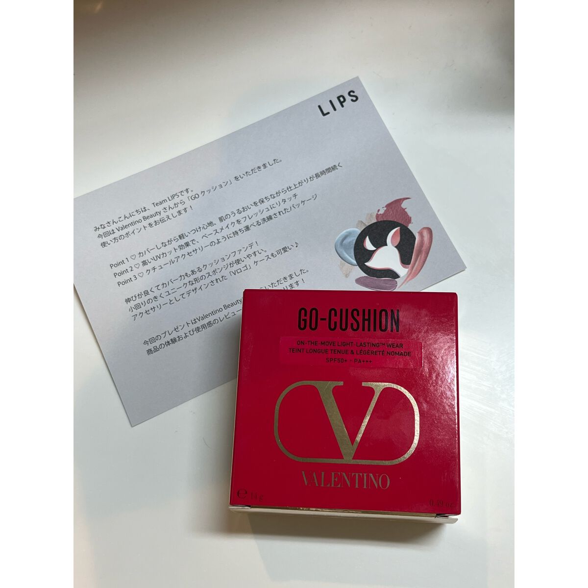 GO クッション/ヴァレンティノ ビューティ/クッションファンデーションを使ったクチコミ(2枚目)