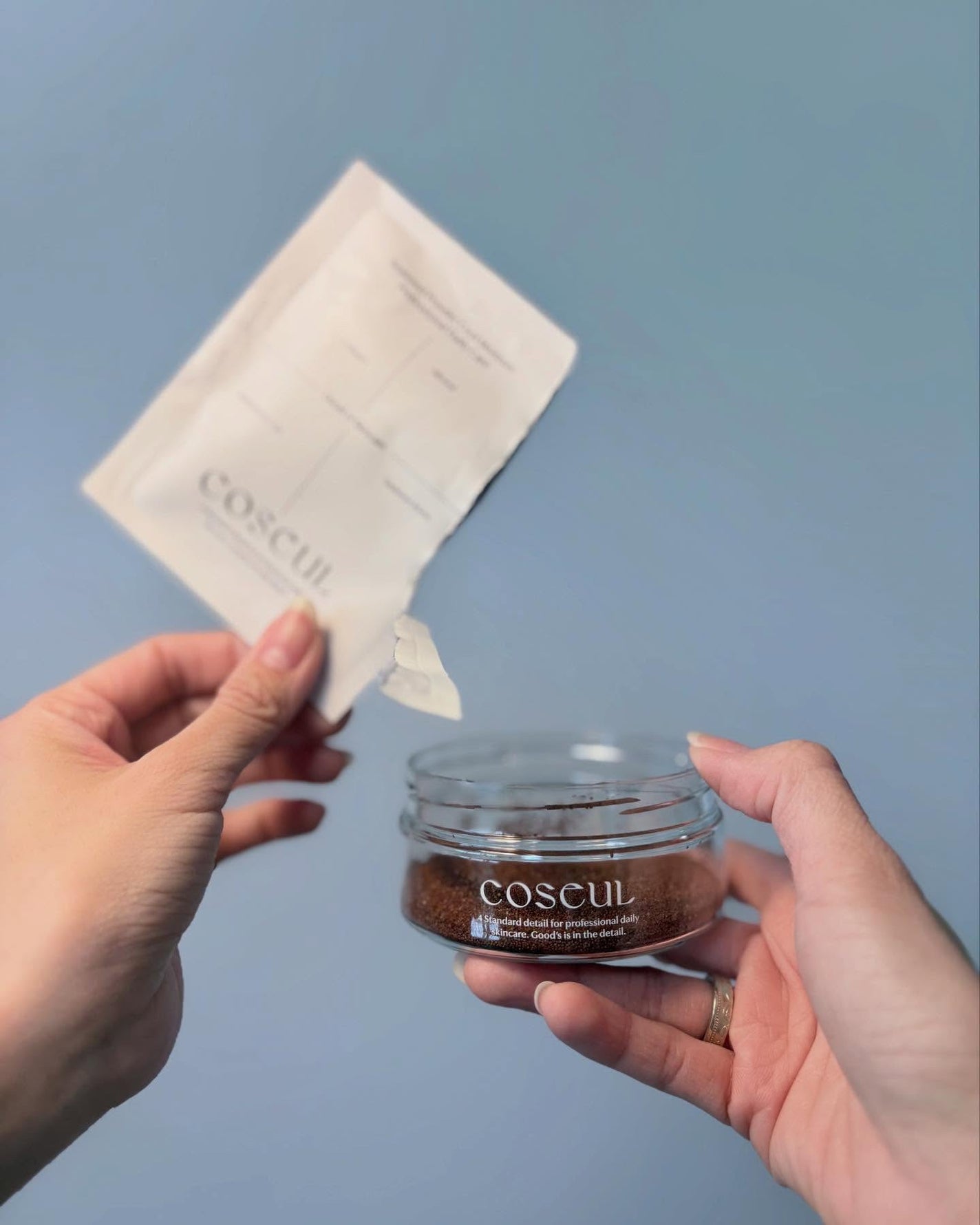 パウダークールモイスチャーパック 海藻モデリングパック/COSEUL/シートマスク・パックを使ったクチコミ(4枚目)