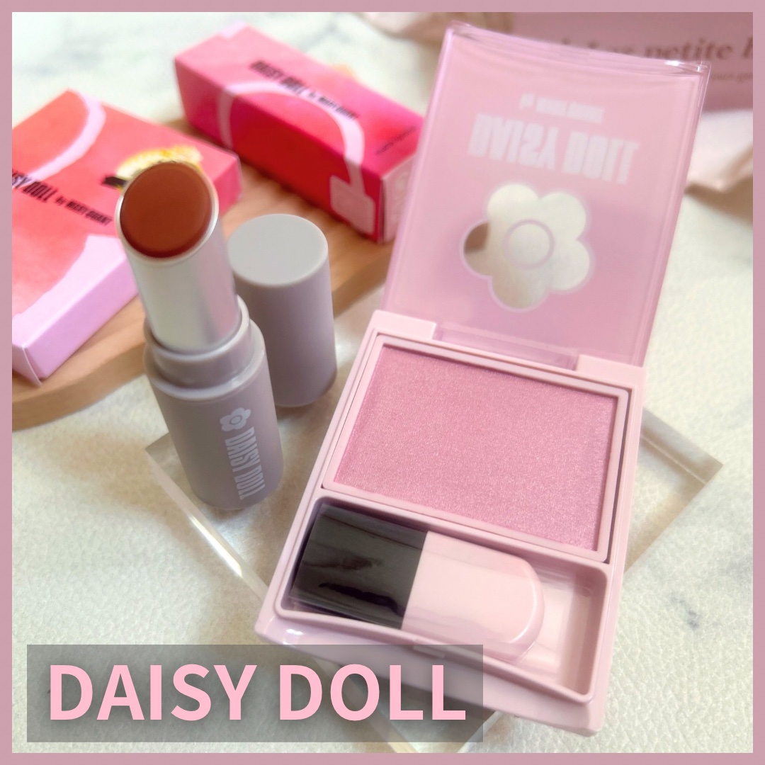 パウダーブラッシュ/DAISY DOLL by MARY QUANT/パウダーチークを使ったクチコミ（1枚目）