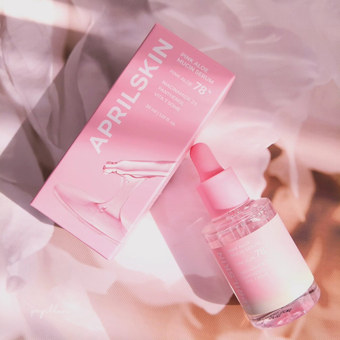 ピンクアロエムチンセラム/APRILSKIN/美容液を使ったクチコミ(1枚目)