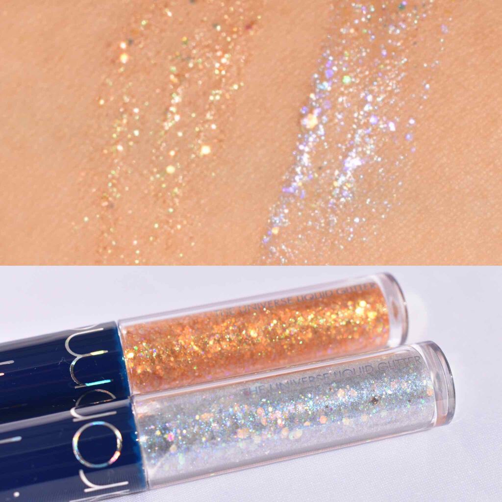 リキッド グリッター シャドウ/rom&nd/グリッターを使ったクチコミ（2枚目）