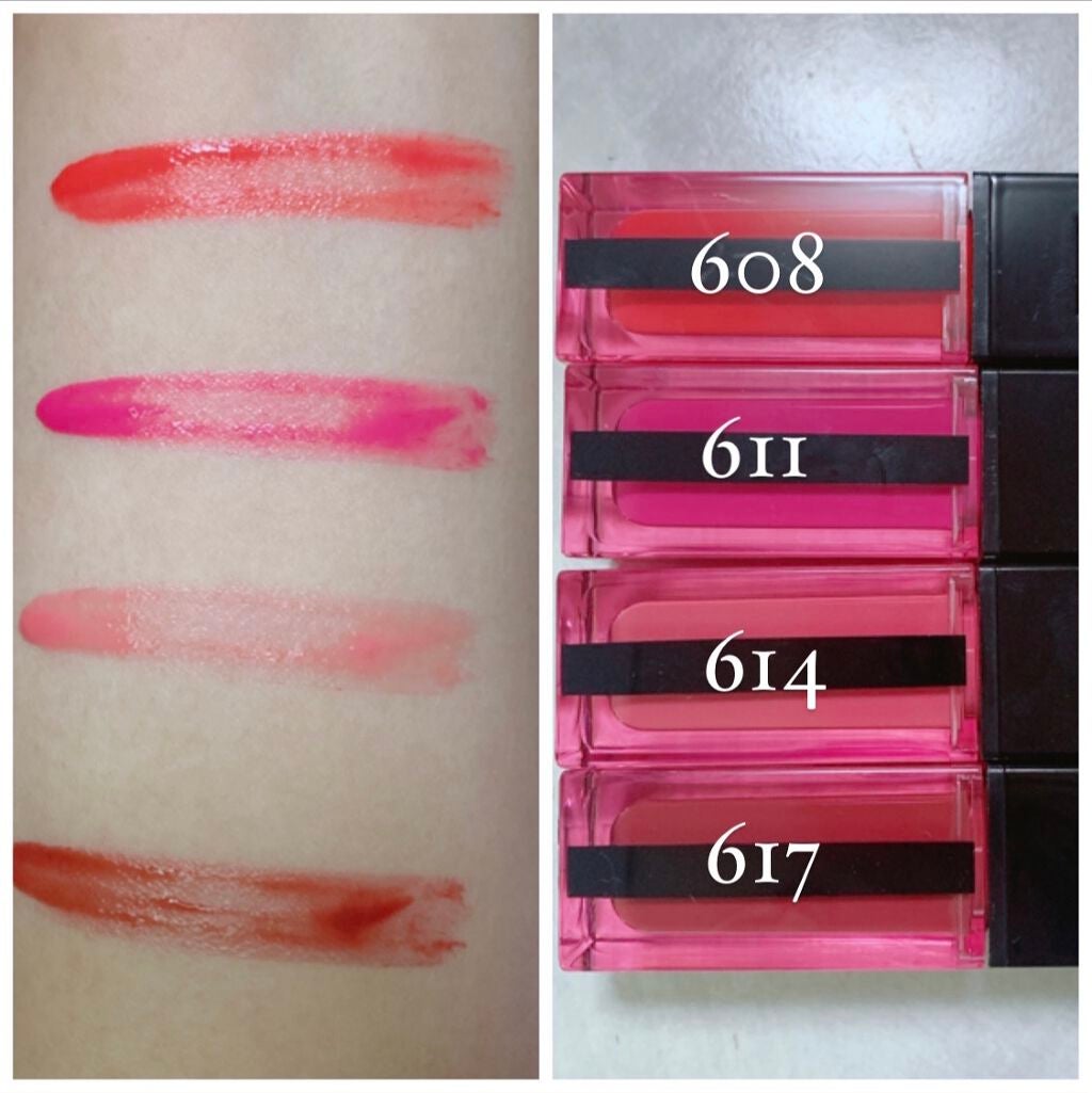 ルージュ ピュールクチュール ヴェルニ ウォーターステイン/YVES SAINT LAURENT BEAUTE/口紅を使ったクチコミ(2枚目)