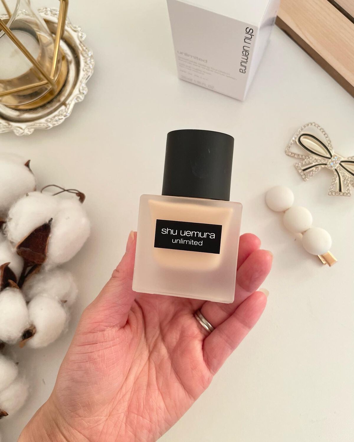 (旧)アンリミテッド ラスティング フルイド/shu uemura/リキッドファンデーションを使ったクチコミ(4枚目)