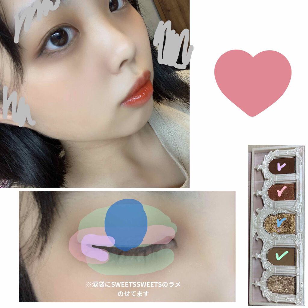 ユニコーンシリーズ アイシャドウパレット/FlowerKnows/アイシャドウパレットを使ったクチコミ(3枚目)