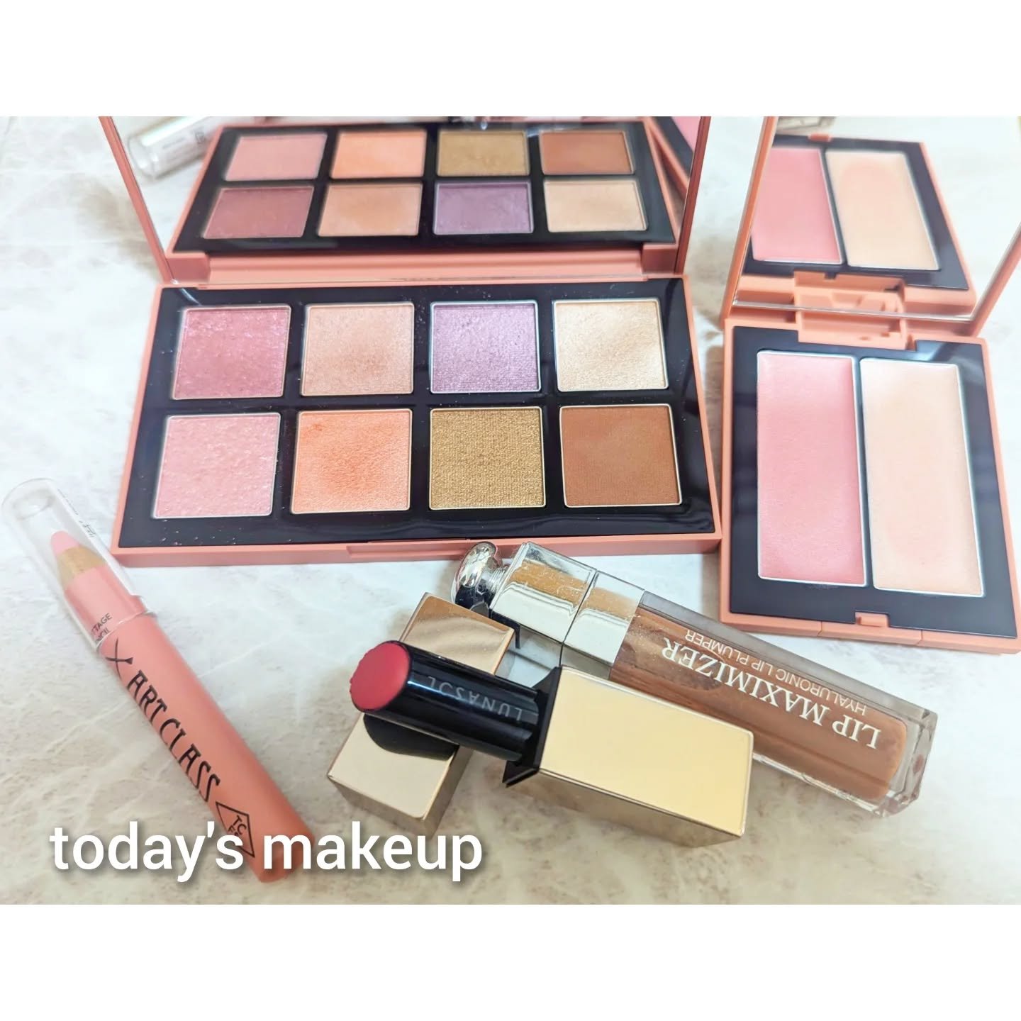 THREE シマリング グロー デュオ/THREE/クリームハイライトを使ったクチコミ（1枚目）