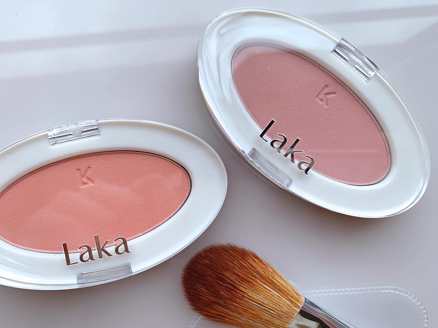 ラブシルクブラッシュ/Laka/パウダーチークを使ったクチコミ（3枚目）
