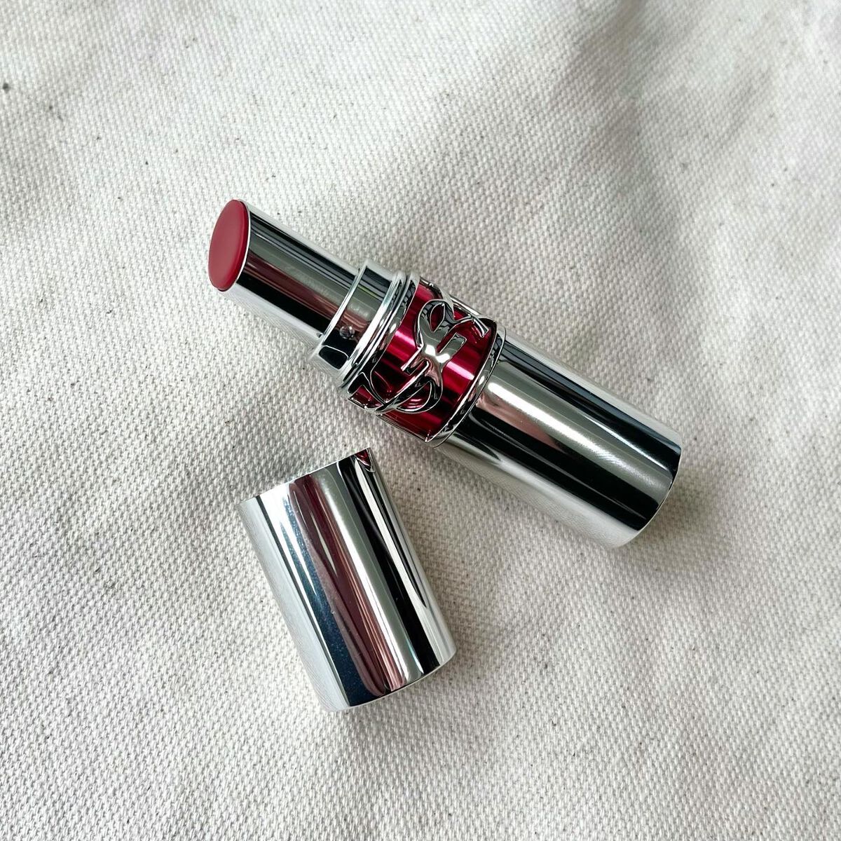 YSL ラブシャイン キャンディグレーズ No.5 ピンク サティスファクション/YVES SAINT LAURENT BEAUTE/口紅を使ったクチコミ（1枚目）