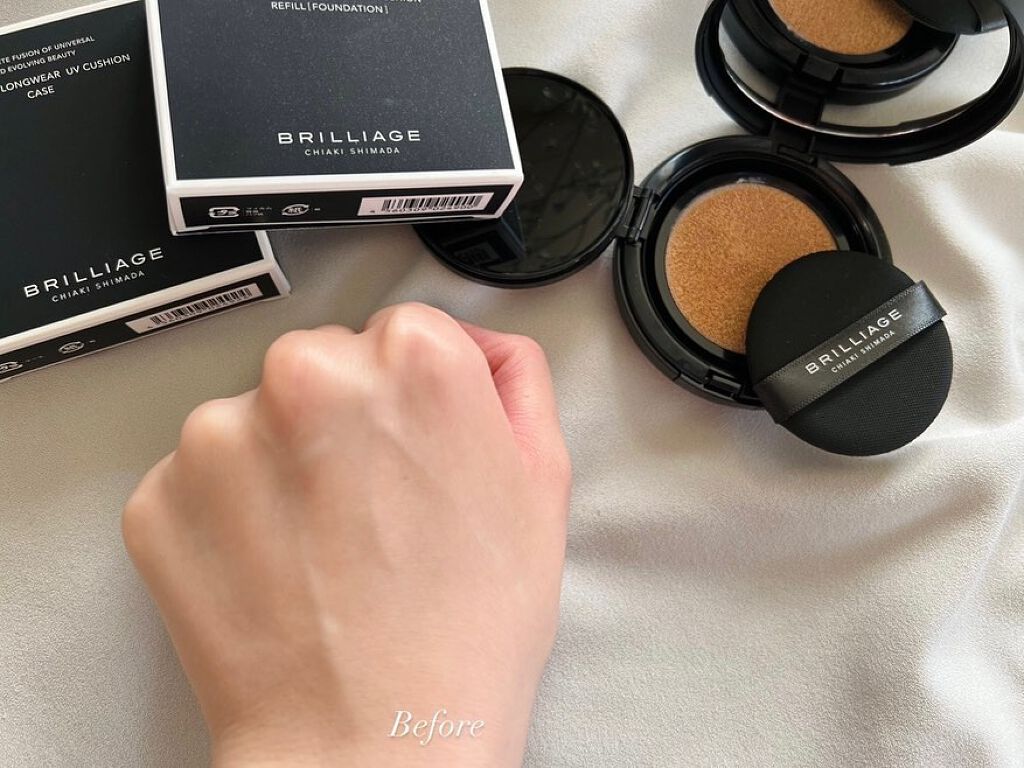 クリエイターズ ロングウェア UV クッション/ブリリアージュ/クッションファンデーションを使ったクチコミ(4枚目)