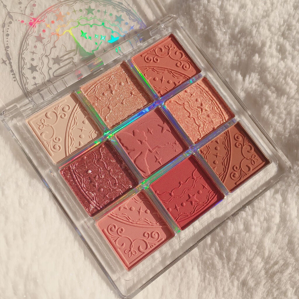 クォーツ 9色アイシャドウパレット(ドリームランドアイシャドウ)/ZEESEA/アイシャドウパレットを使ったクチコミ(3枚目)