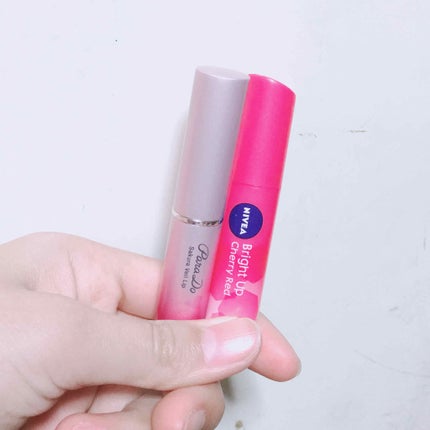 モイストピュアカラーリップ/ニベア/リップクリームを使ったクチコミ(2枚目)