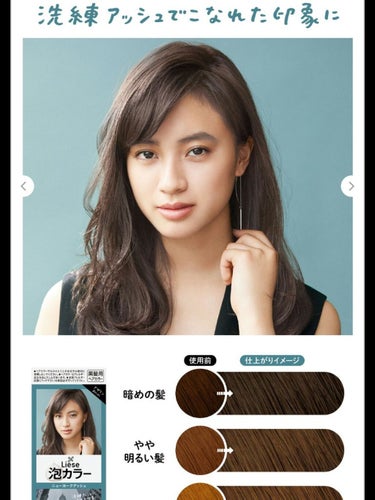 泡カラー/リーゼ/ヘアカラーを使ったクチコミ（4枚目）