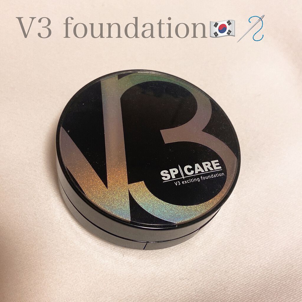 V3 エキサイティングファンデーション/SPICARE/クッションファンデーションを使ったクチコミ(1枚目)