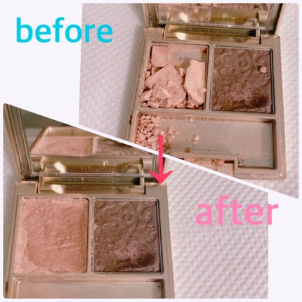 tohico on LIPS 「お家時間で割れたアイシャドウを直してみました✨☺️☝🏻💕お気に..」(2枚目)