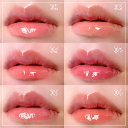 グラスティングカラーグロス/rom&nd/リップグロスを使ったクチコミ(6枚目)