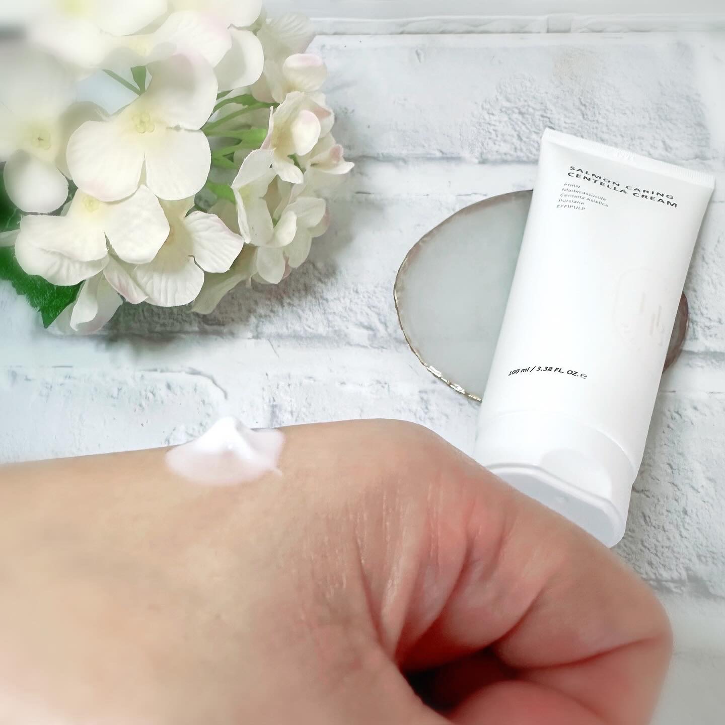 サーモン ケアリング センテラ クリーム /Heve Blue/フェイスクリームを使ったクチコミ（3枚目）