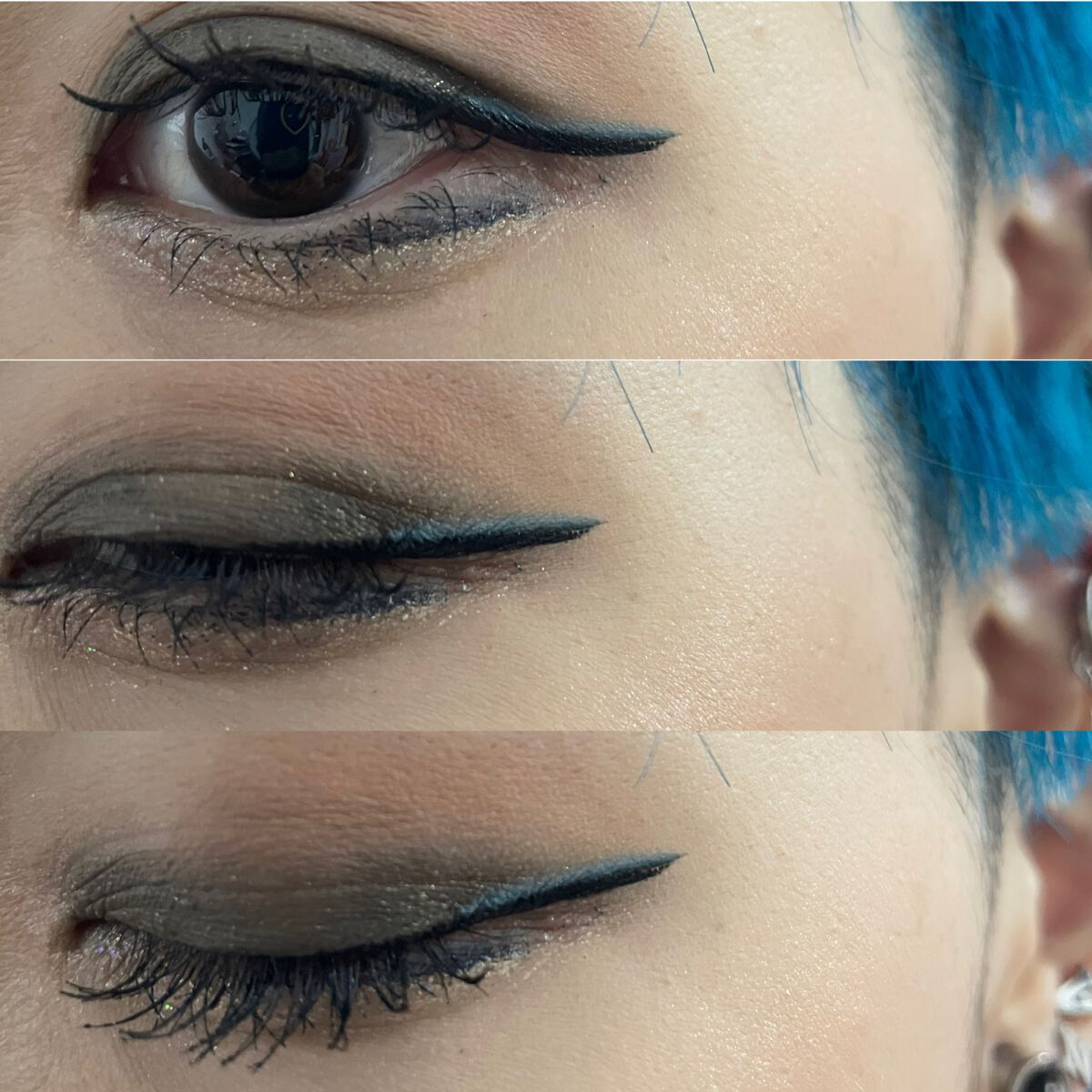 EYE OPENING LINER/UZU BY FLOWFUSHI/リキッドアイライナーを使ったクチコミ(2枚目)