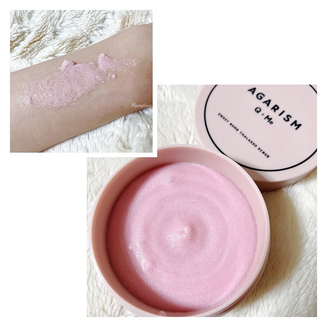 Q+Me スウィート ボム タラソ スクラブ 360g/AGARISM/バストケア・ヒップケアを使ったクチコミ（3枚目）