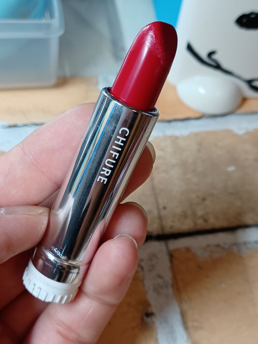 口紅（詰替用）/ちふれ/口紅を使ったクチコミ（3枚目）