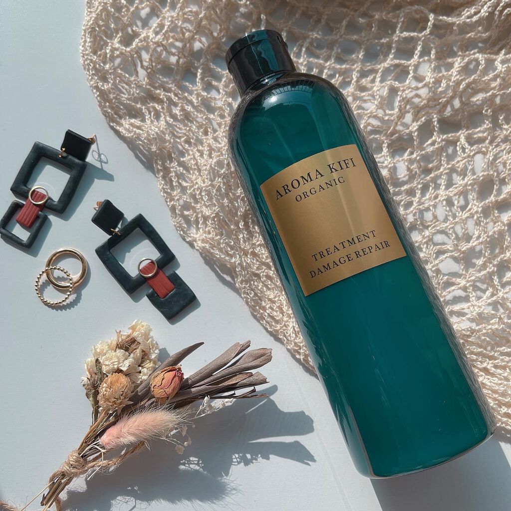 オーガニック シャンプー／トリートメント＜ダメージリペア＞/AROMA KIFI/シャンプー・コンディショナーを使ったクチコミ（1枚目）