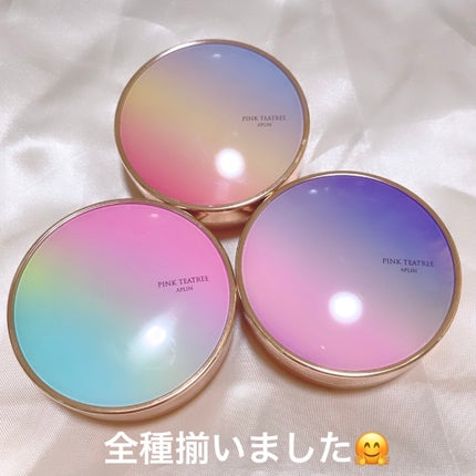 ピンクティーツリーカバープライマークッション/APLIN/クッションファンデーションを使ったクチコミ(8枚目)