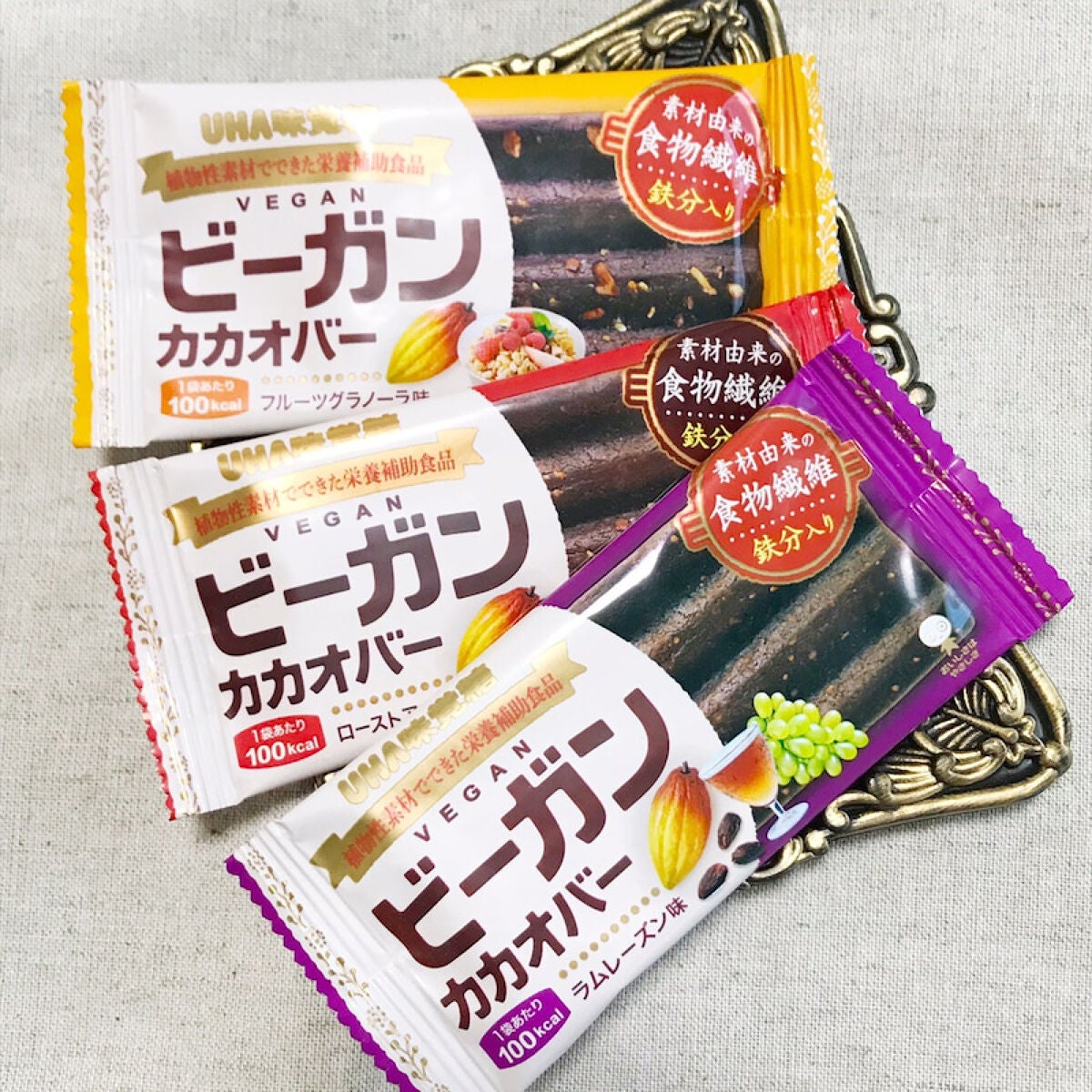 ビーガンカカオバー/UHA味覚糖/バランス栄養食を使ったクチコミ(1枚目)