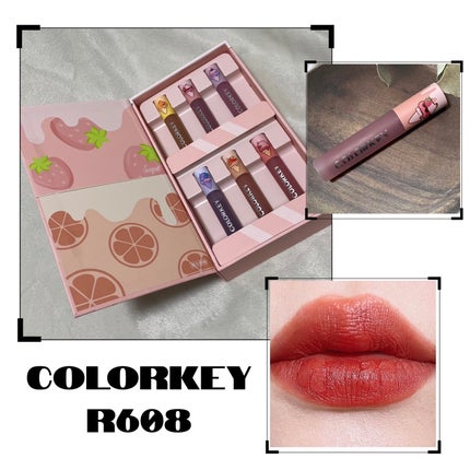 コールドスイーツ リップティント MINIリップボックス/COLORKEY/リップグロスを使ったクチコミ(1枚目)