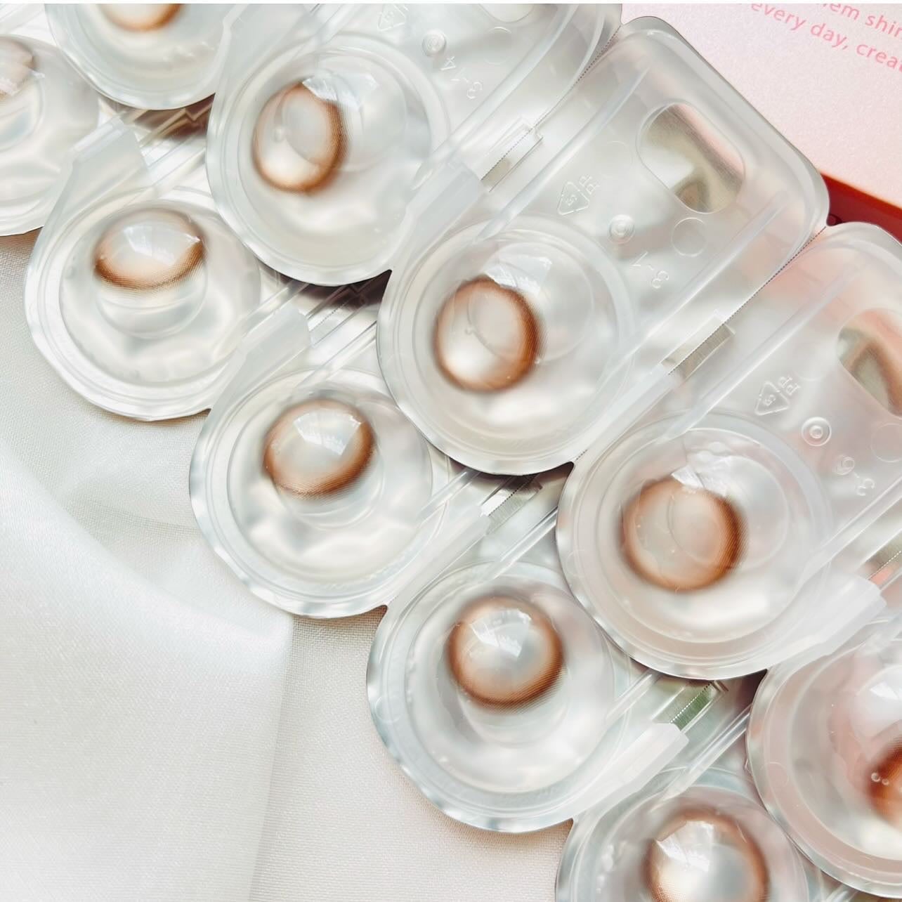 chiffon/meilly/ワンデー(1DAY)カラコンを使ったクチコミ(2枚目)