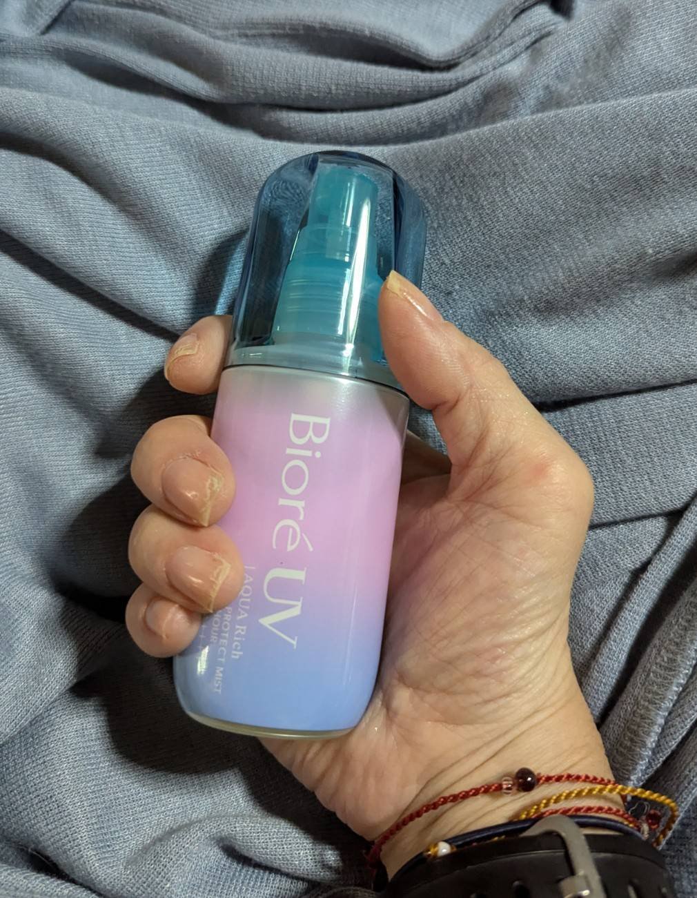 ビオレUV アクアリッチ アクアプロテクトミスト マジックアワー/ビオレ/日焼け止めミスト・スプレーを使ったクチコミ（2枚目）