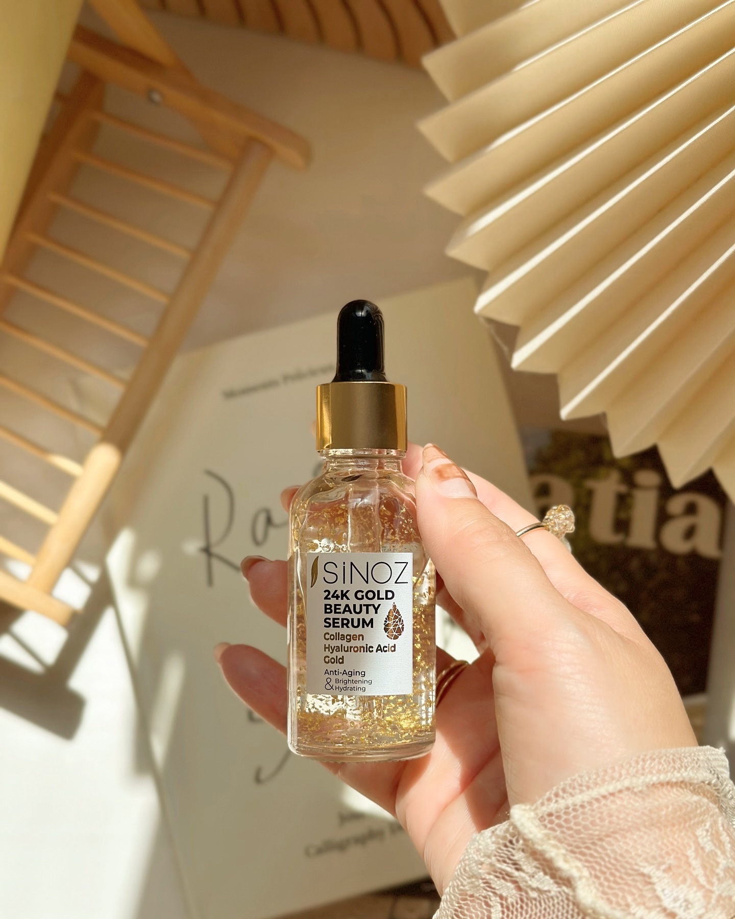 ゴールドビューティーセラム/SiNOZ/美容液を使ったクチコミ（2枚目）
