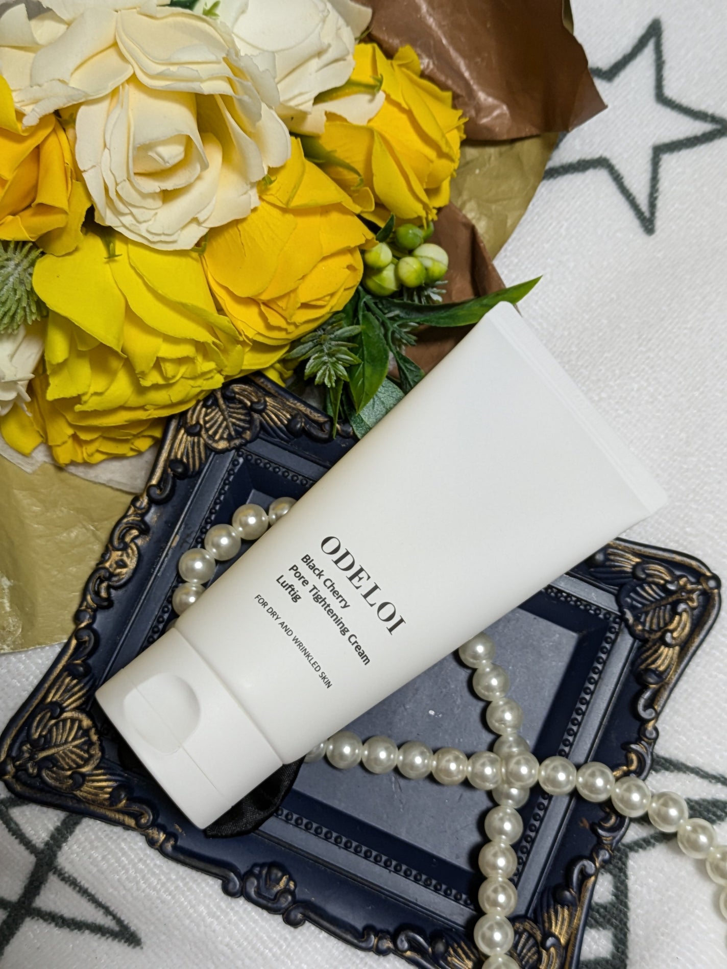 ブラックチェリー毛穴収縮クリーム ルフティグ/ODELOI/フェイスクリームを使ったクチコミ(3枚目)