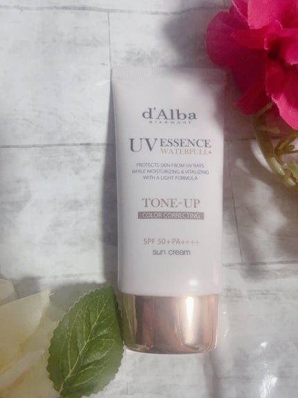 ウォータフルトーンアップサンクリーム/ダルバ/日焼け止めクリームを使ったクチコミ(1枚目)