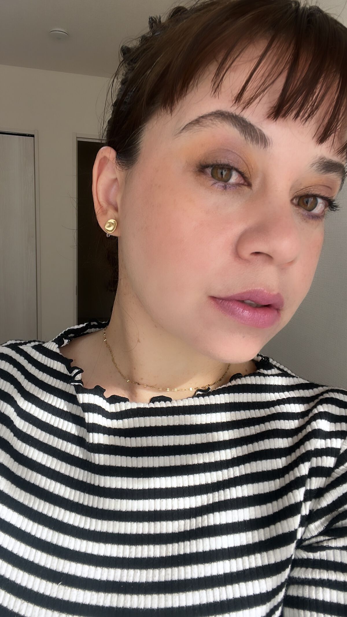 3CE SHEER LIQUID BLUSHER #SOFT FIG/3CE/リキッドチークを使ったクチコミ（2枚目）