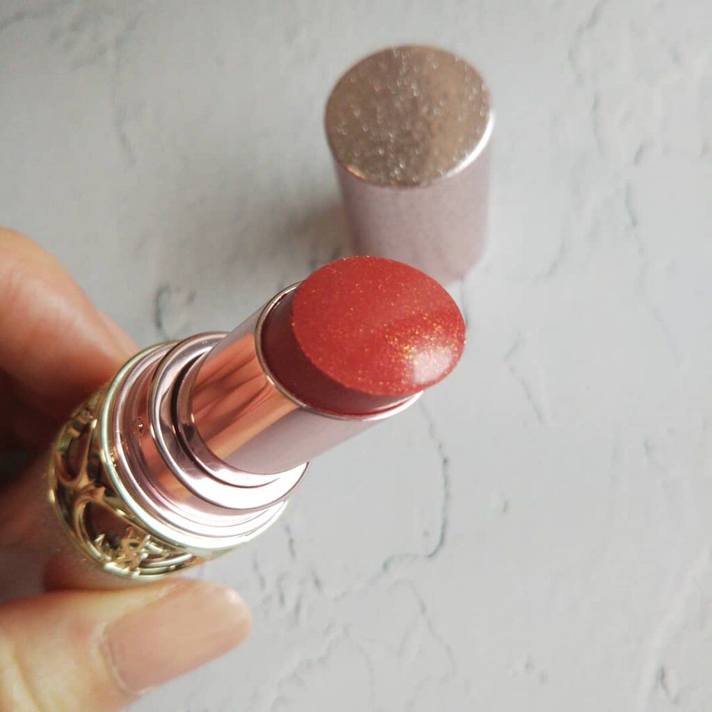 ルージュ ヴォリュプテ シャイン/YVES SAINT LAURENT BEAUTE/口紅を使ったクチコミ（2枚目）