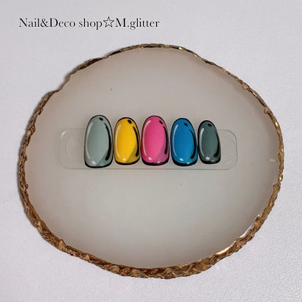 カラーEX ライナーシリーズ/プリジェル/ジェルネイルを使ったクチコミ(1枚目)