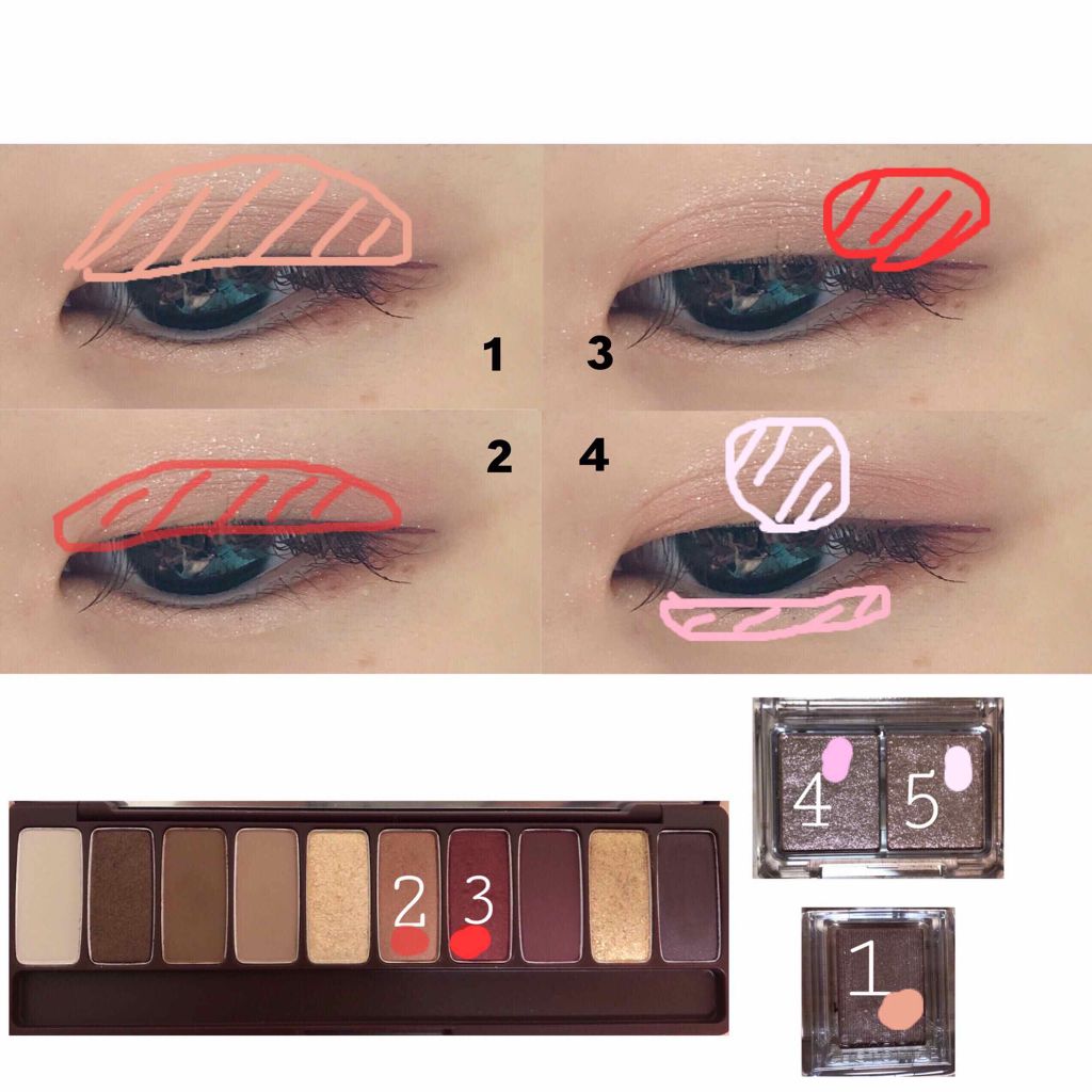 シャドーカスタマイズ/MAJOLICA MAJORCA/単色アイシャドウを使ったクチコミ（2枚目）