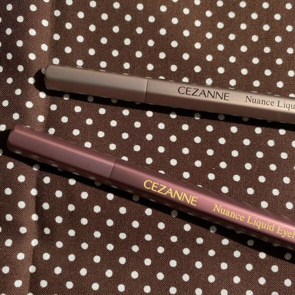 ニュアンスリキッドアイライナー/CEZANNE/リキッドアイライナーを使ったクチコミ(5枚目)